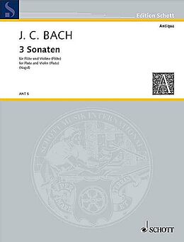 Johann Christian Bach Notenblätter 3 Sonaten