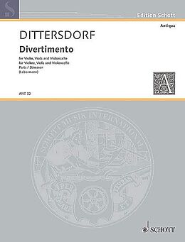 Karl Ditters von Dittersdorf Notenblätter Divertimento Krebs 131