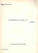 Georg Friedrich Händel Notenblätter Concerto a quattro TWV 43d 3