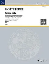 Jacques Martin Le Romain Hotteterre Notenblätter Triosonate D-Dur op.3,2