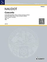 Jacques Christophe Naudot Notenblätter Concerto C-Dur op.17,2