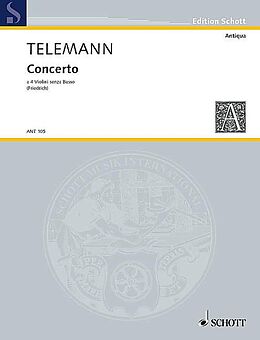 Georg Philipp Telemann Notenblätter Concerto TWV 40-204