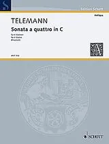 Georg Philipp Telemann Notenblätter Sonata à quattro in C