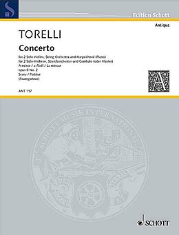 Giuseppe Torelli Notenblätter Konzert op.8,2