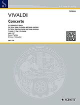 Antonio Vivaldi Notenblätter Concerto Nr. 1 F-Dur op. 10/1 RV 433/PV 261