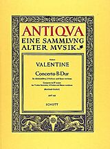 Robert (Roberto Valentino) Valentine Notenblätter Concerto B-Dur