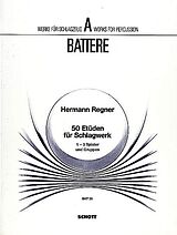 Hermann Regner Notenblätter 50 Etüden