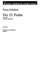 Franz Schubert Notenblätter Der 23. Psalm op. 132