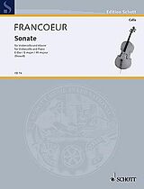 Francois Francoeur Notenblätter Sonate E-Dur für Violoncello und