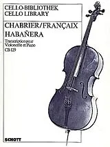 Alexis Emanuel Chabrier Notenblätter Habanera