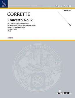 Michel Corrette Notenblätter Concerto No. 2 A-Dur