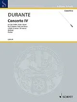 Francesco Durante Notenblätter Concerto IV e-Moll