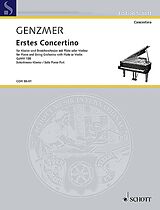 Harald Genzmer Notenblätter Erstes Concertino GeWV 158