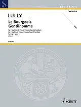 Jean Baptiste Lully Notenblätter Le Bourgeois Gentilhomme
