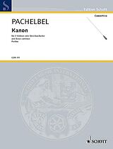 Johann Pachelbel Notenblätter Kanon D-Dur