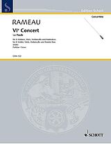 Jean Philippe Rameau Notenblätter Konzert Nr.6