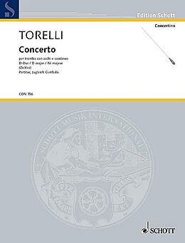 Giuseppe Torelli Notenblätter Concerto D-Dur G 9