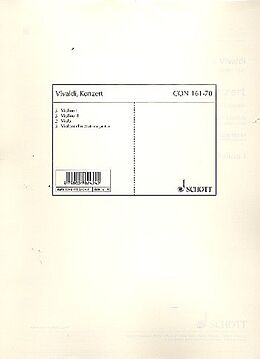 Antonio Vivaldi Notenblätter Concerto C-Dur op. 44/11 RV 443/PV 79