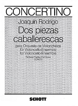 Joaquin Rodrigo Notenblätter Dos Piezas caballerescas A-Dur