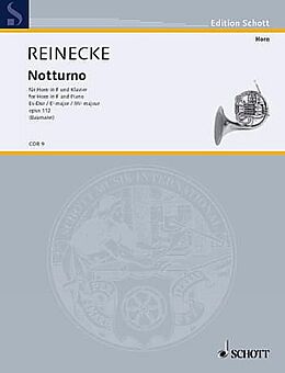 Carl Reinecke Notenblätter Notturno op.112 für Horn in F
