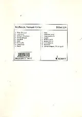 Ludwig van Beethoven Notenblätter Menuett G-Dur
