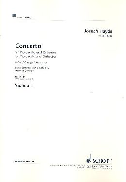 Franz Joseph Haydn Notenblätter Konzert D-Dur op.101 Hob.VIIb-2