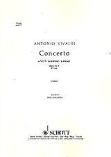 Antonio Vivaldi Notenblätter Concerto a-Moll op.3,8 RV522
