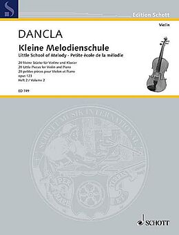 Jean Baptiste Charles Dancla Notenblätter Kleine Melodienschule op.123 Band 2