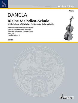 Jean Baptiste Charles Dancla Notenblätter Kleine Melodienschule op.123 Band 3