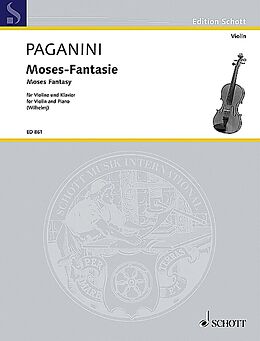 Nicolò Paganini Notenblätter Moses-Fantasie