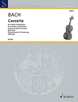 Johann Sebastian Bach Notenblätter Concerto d-Moll BWV 1043