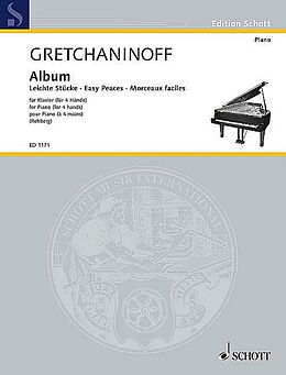 Alexander Gretchaninoff Notenblätter Album