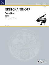 Alexander Gretchaninoff Notenblätter Sonatine op. 110