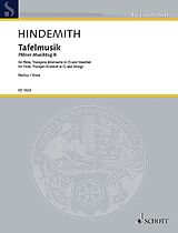 Paul Hindemith Notenblätter Plöner Musiktag B Tafelmusik