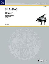 Johannes Brahms Notenblätter Walzer op. 39