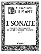 Felix Alexandre Guilmant Notenblätter Sonate d-Moll Nr.1 op.42