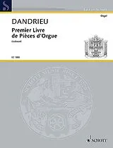 Jean Francois Dandrieu Notenblätter Premier Livre de Pièces dOrgue