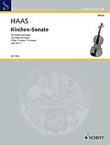 Joseph Haas Notenblätter Kirchensonate F-Dur Nr.1 op.62