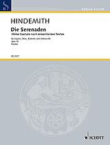 Paul Hindemith Notenblätter Die Serenaden op. 35