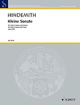 Paul Hindemith Notenblätter Kleine Sonate op. 25/2