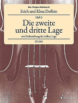 Erich Doflein Notenblätter Das Geigen-Schulwerk Band 3