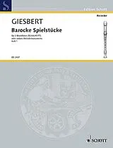  Notenblätter Barocke Spielstücke Band 1