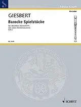  Notenblätter Barocke Spielstücke Band 2