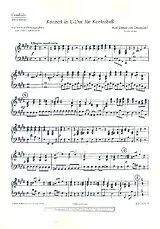 Karl Ditters von Dittersdorf Notenblätter Konzert E-Dur Krebs 172