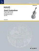 Joseph Haas Notenblätter Zwei Grotesken op. 28