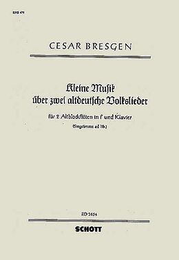 Cesar Bresgen Notenblätter Kleine Musik