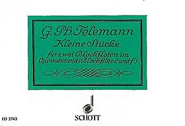 Georg Philipp Telemann Notenblätter Kleine Stücke