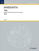 Paul Hindemith Notenblätter Trio op. 47