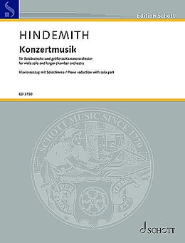 Paul Hindemith Notenblätter Konzertmusik op.48