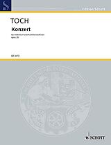 Ernst Toch Notenblätter Konzert op. 35
